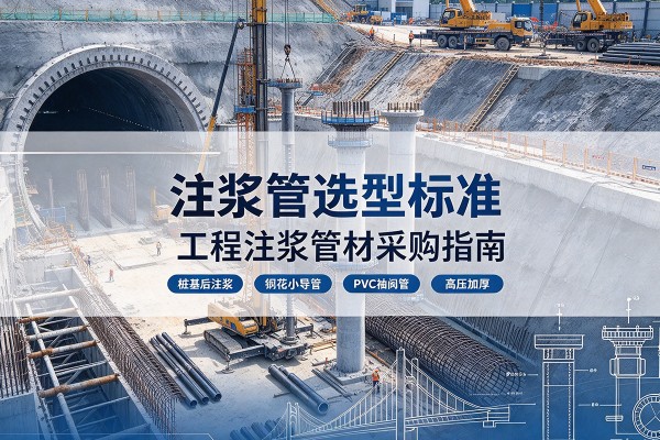 太湖注浆管选型标准