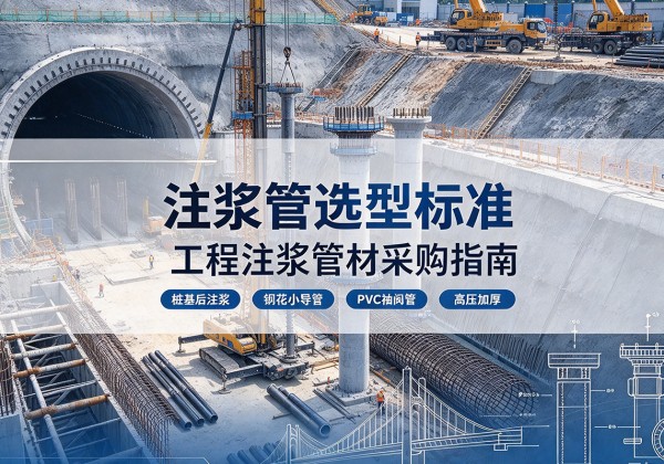 太湖注浆管选型标准